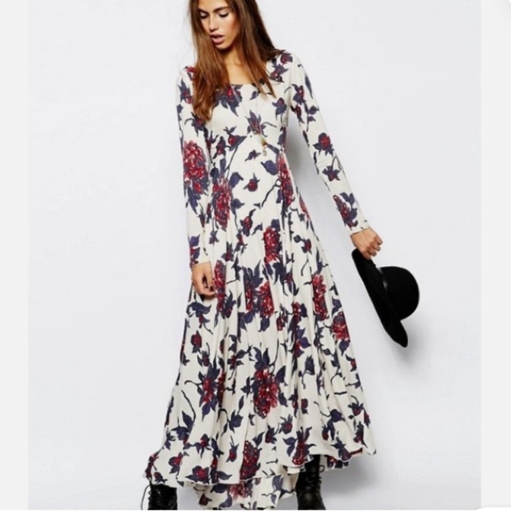 Free people first kiss maxi dress